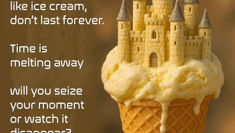 Have the Ice Cream Before It Melts: Why You Should Build Your Empire Before Time Runs Out